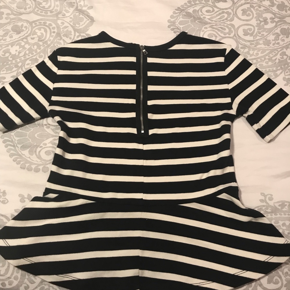 Women’s Peplum Stripped top - Picture 4 of 4